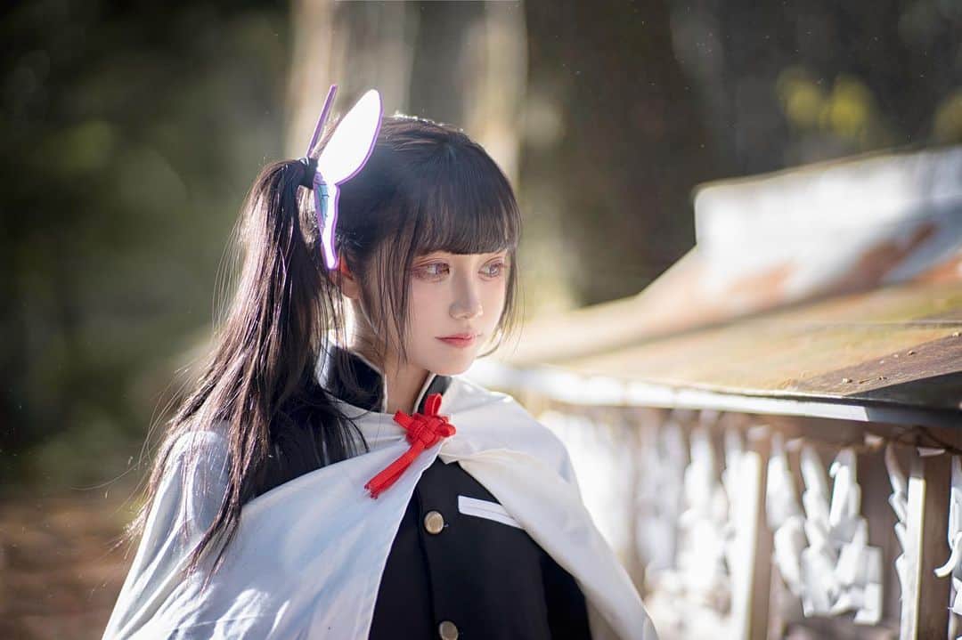 赤羽律のインスタグラム：「鬼滅の刃・栗花落カナヲ・ ・ ・ P @lostdumplings ・ ・ #栗花落カナヲ #鬼滅の刃 #きめつのやいば  #コスプレ #コスプレイヤー #cosplay #cosplayer #kimetsunoyaiba #demonslayer #kanaotsuyuri」