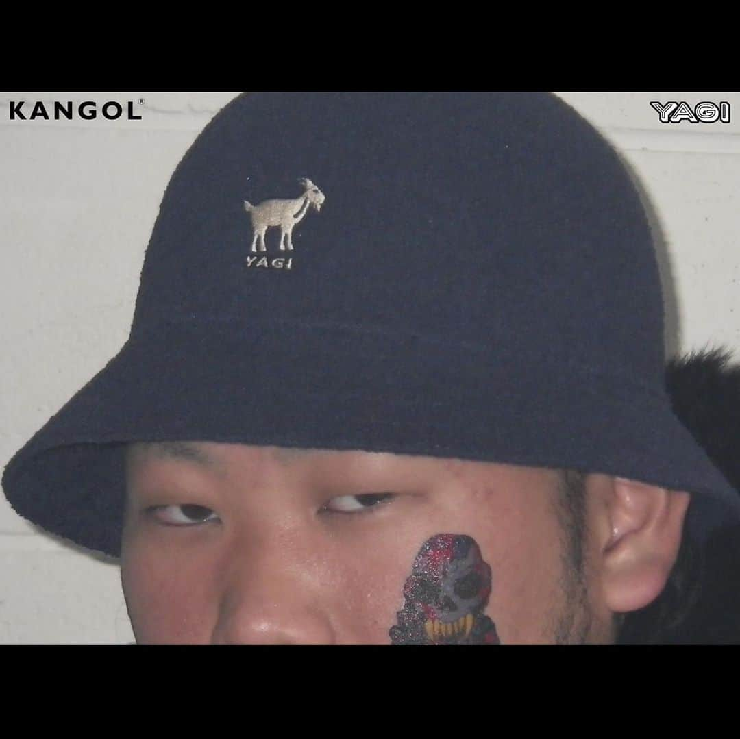 オカモトレイジさんのインスタグラム写真 - (オカモトレイジInstagram)「🦘KANGOL x YAGI EXHIBITION🐐 🔥オフィシャルコラボしました。💕 3月8日から発売みたいです。 引き続きよろしくお願いします。  Direction: @yagi_exhibition  Photo: @yohji_igarashi & @okamotoreiji  Model: @kiwami_official & @okama_culture」3月6日 20時07分 - okamotoreiji