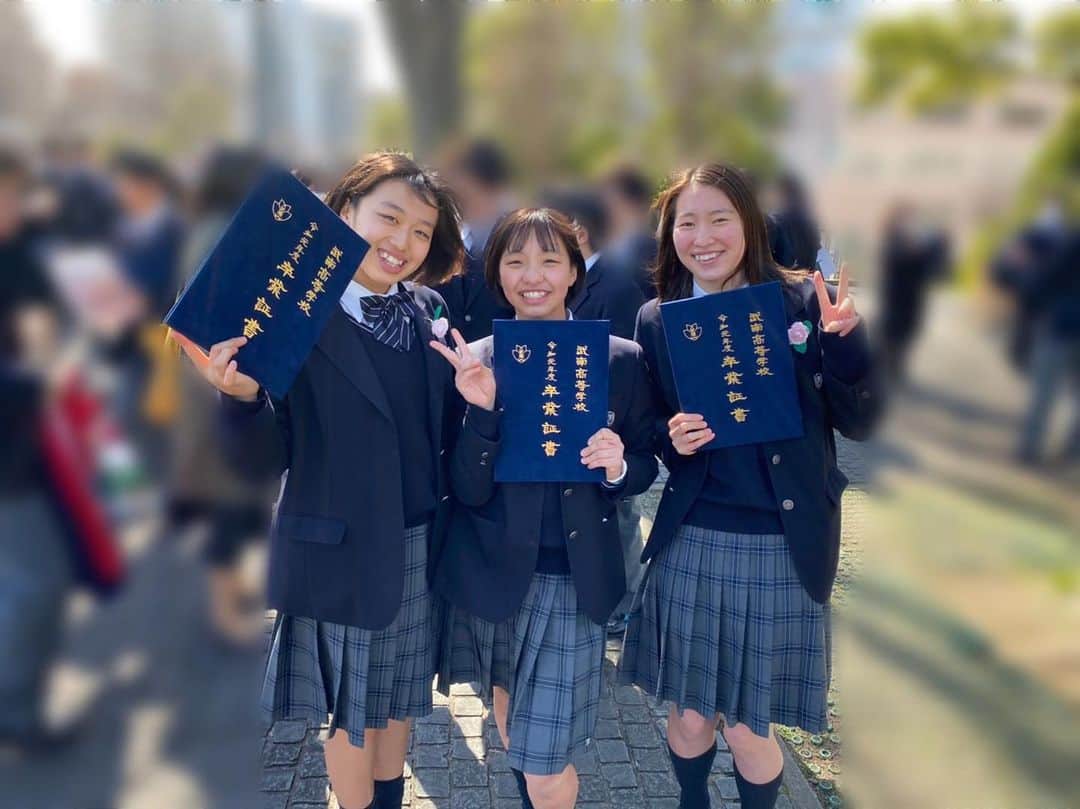酒井夏海のインスタグラム：「濃すぎる3年間をありがとう💐 #武南」