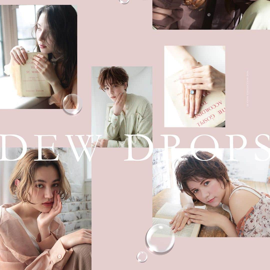 プティール（Putiel) さんのインスタグラム写真 - (プティール（Putiel) Instagram)「. ♡SEASON COLLECTION 2020 S/S♡ 「DEW DROPS」 .  #putiel #nailselect #プティール#nail #ネイル #nailart #ネイルアート #フォトコン開催中」3月6日 17時30分 - putielnail