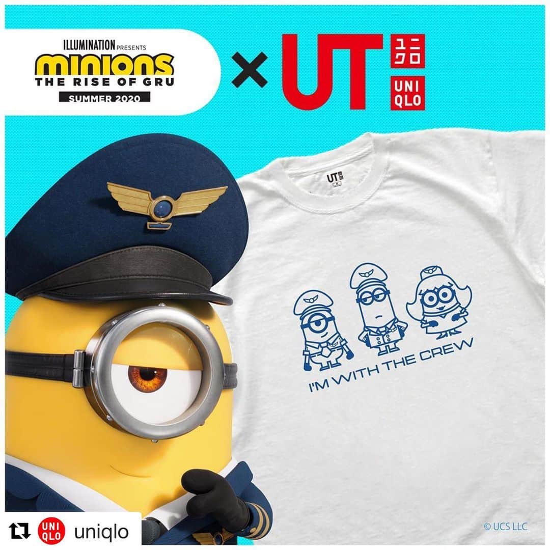 ミニオンさんのインスタグラム写真 - (ミニオンInstagram)「#Repost @uniqlo with @get_repost ・・・ The new #Minions UT coming in May! “Minions: The Rise of Gru” is coming out in cinema this summer! #Minion #uniqloUT @minions @uniqlo.ut」3月6日 17時37分 - minion_officialjp