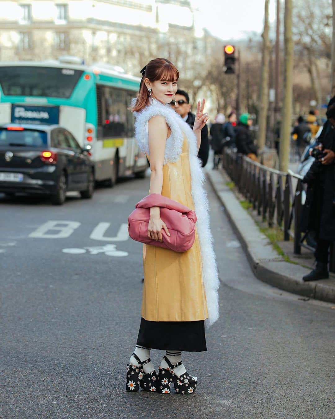 emmaさんのインスタグラム写真 - (emmaInstagram)「@miumiu 🎀　#pfw」3月6日 18時44分 - okss2121