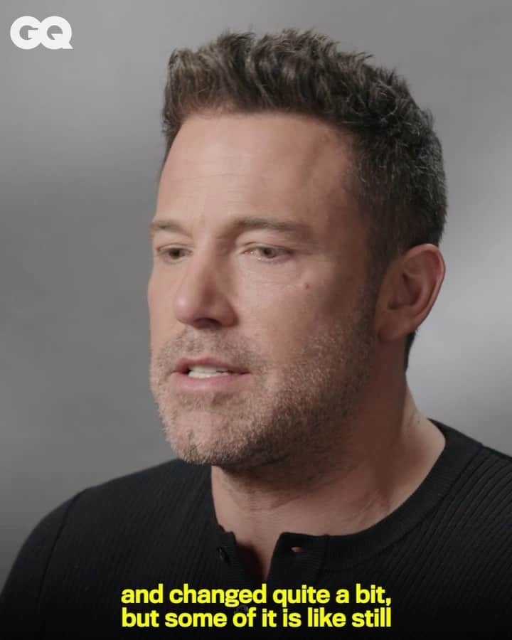 ベン・アフレックのインスタグラム：「I really enjoyed sitting down with @gq this week. That was fun. Thank you.」
