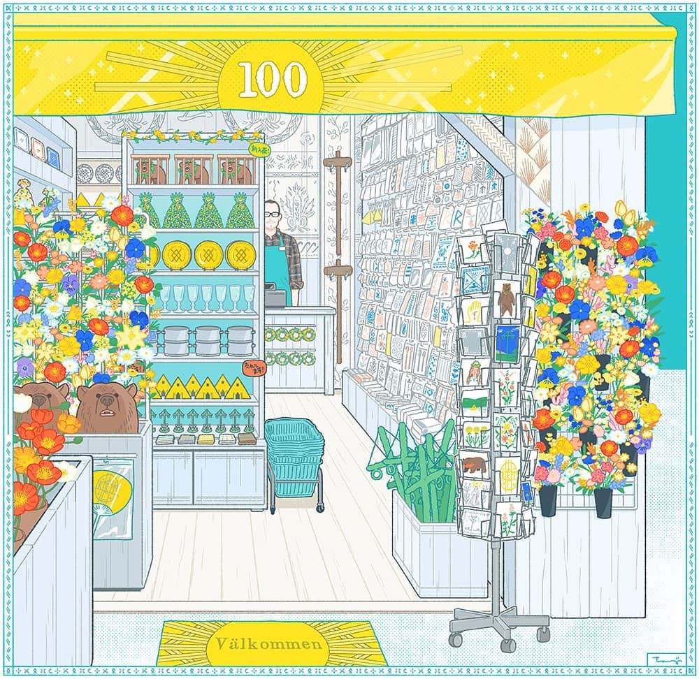 丹地陽子さんのインスタグラム写真 - (丹地陽子Instagram)「100 yen shop “Midsommar” #illustration #fanart」3月7日 1時57分 - yokotanji