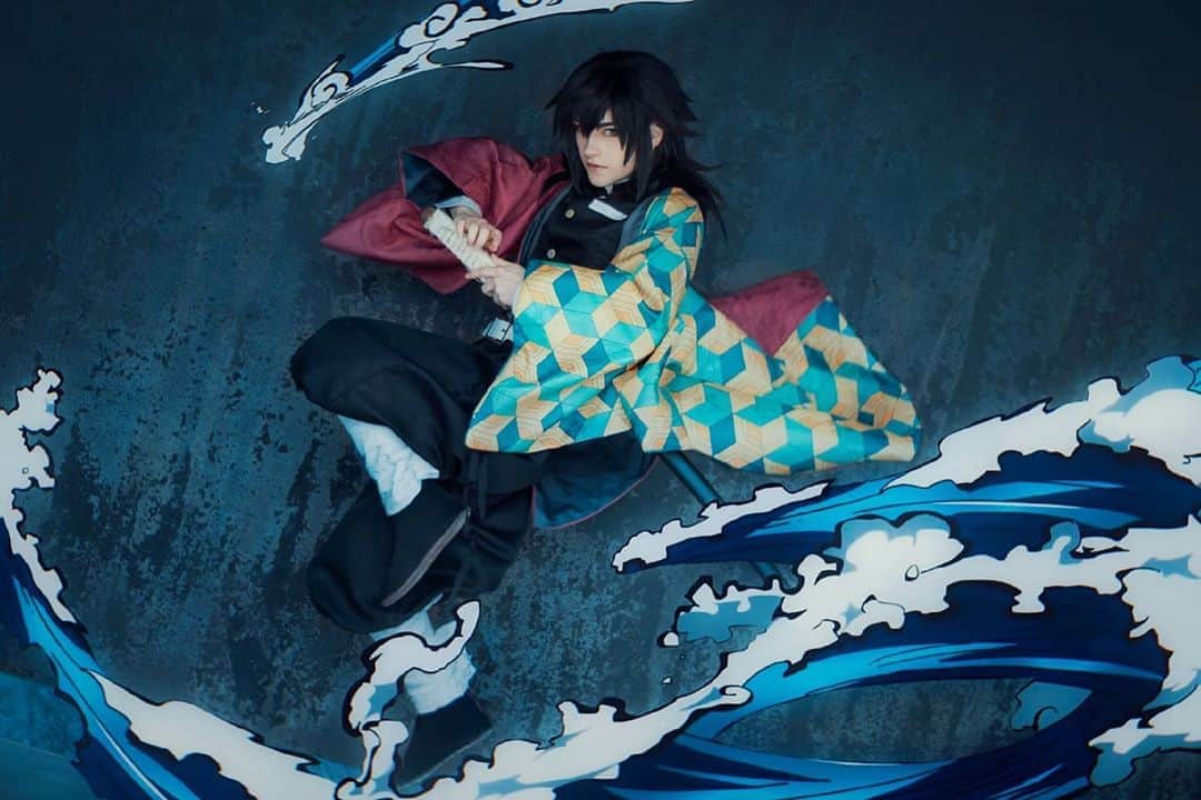 Geheさんのインスタグラム写真 - (GeheInstagram)「🌊Third Style: Dance of the Rapid Current🌊 👘cosplay and wig from @dokidokicosplay_official 📷photo by @nekolii edit by me  #DemonSlayerCosplay #DemonSlayer #KimetsuNoYaiba #KimetsuNoYaibaCosplay #TomiokaGiyuu #GiyuuCosplay」3月7日 3時43分 - geheichou
