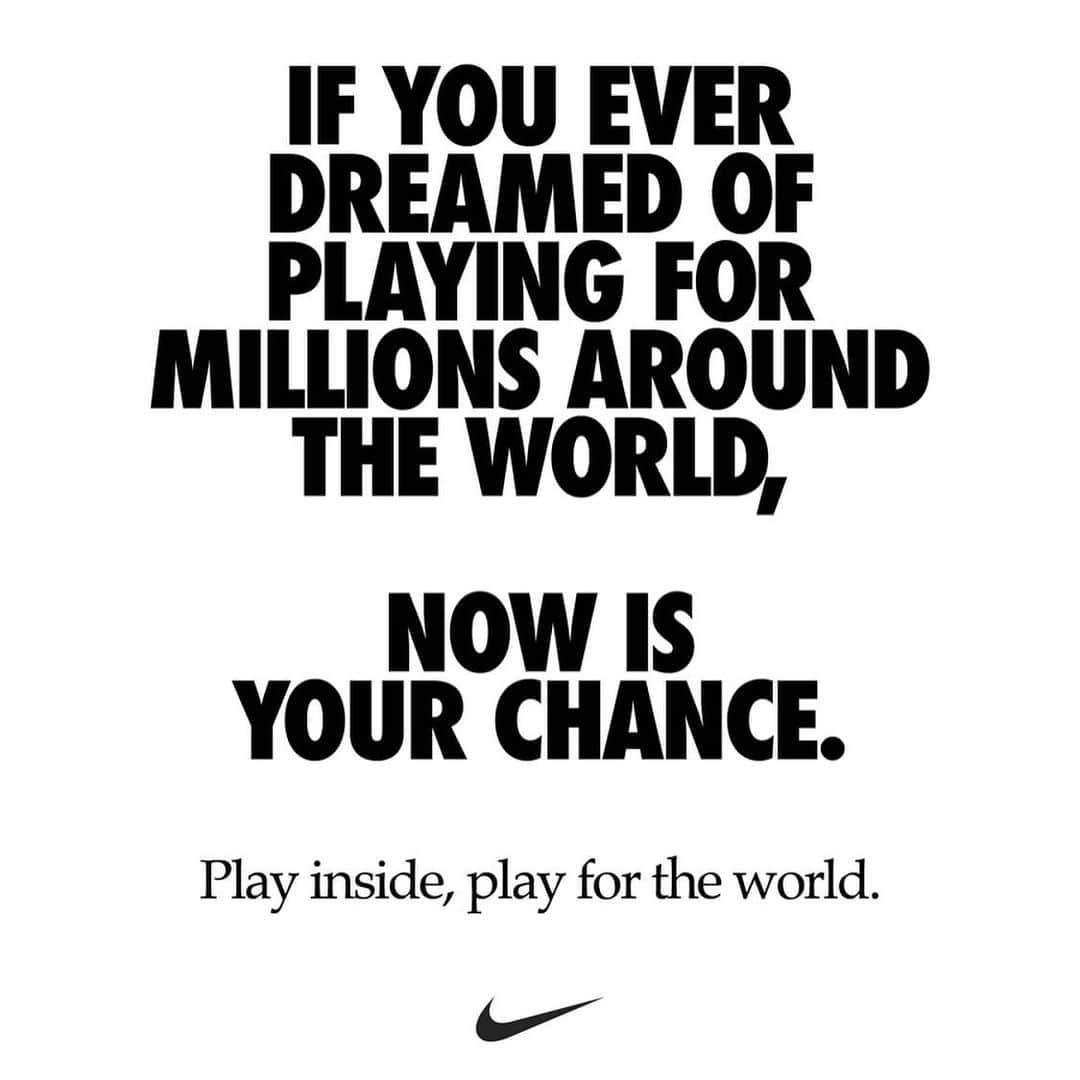 Sierra Brooksのインスタグラム：「Now, more than ever, we are one team.  #playinside #playfortheworld」