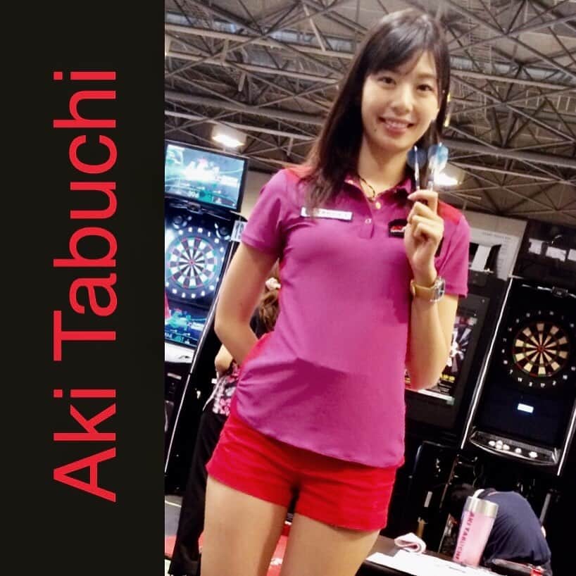 田渕亜季のインスタグラム：「、 Japanese darts player Aki Tabuchi 🎯 I will upload my image at random！ . .  #ユニフォーム #target  #axf #ダーツ #darts #田渕亜季  #ユニフォーム女子 #プロダーツ  #AkiTabuchi #targetdarts #teamtarget #ダーツプロ #アクセフベルガード」