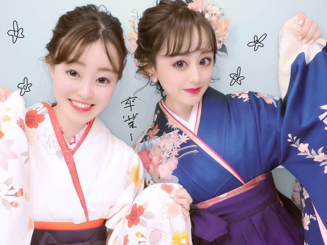 待鳥志織さんのインスタグラム写真 - (待鳥志織Instagram)「・ 心友の代名詞♡ いつもありがと 卒業おめでとうわたしたち！笑笑 ・ #愛でしかない」3月21日 20時48分 - __.shiori_