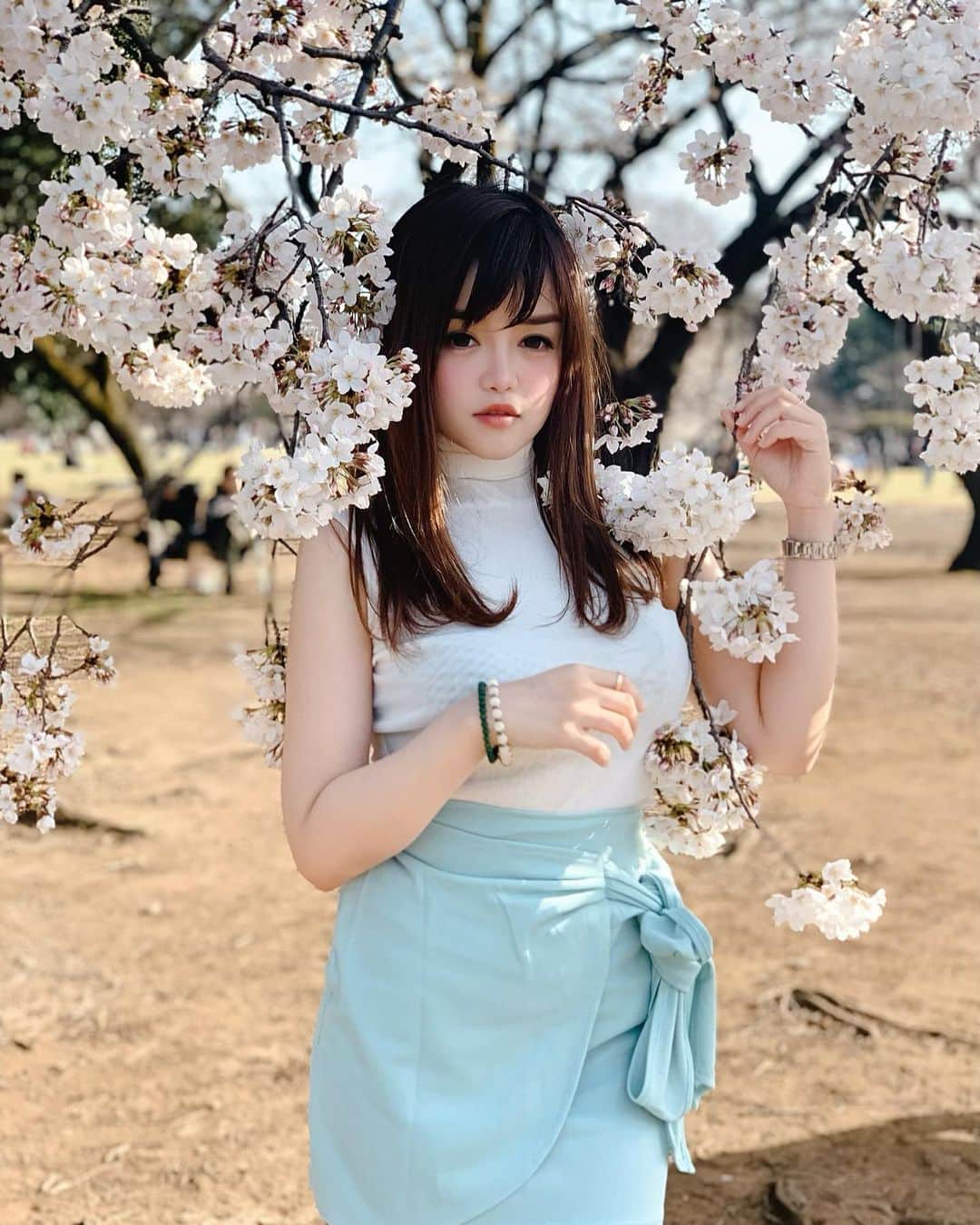 堀ジーンさんのインスタグラム写真 - (堀ジーンInstagram)「Too beautiful 🥺#healing #japanesecherryblossom」3月21日 21時13分 - horijeanne