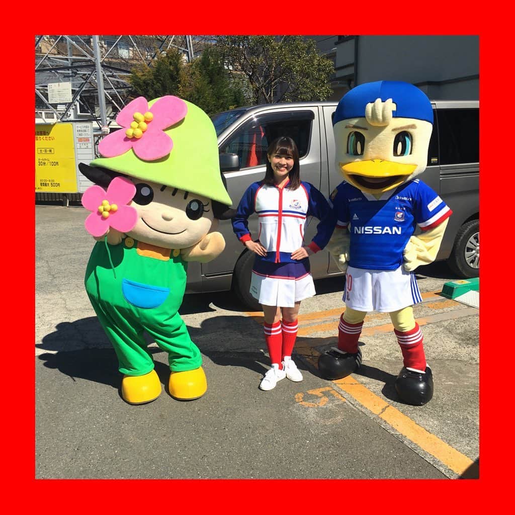 のインスタグラム：「﻿ ﻿ こんにちは☺︎﻿ 2年目になったKaoです🌷﻿ ﻿ 試合延期、イベント中止が続いておりますが、2020シーズンもトリコロールマーメイズとして活動できることを誇りに思い、日々練習に励んでいます💪﻿ ﻿ 先日、マリノスケとミズキーと一緒に﻿ 港北区の商店街へ行ってきました！﻿ 昔懐かしい喫茶店や、美味しいパン屋さん、新しく出来た本屋さんなど、親子で楽しめる場所がたくさんありました✨﻿ 皆さんも是非足を運んでみてください💖﻿ ﻿ Kao☺︎﻿ ﻿ #トリコロールマーメイズ﻿ #fmarinos﻿ #0307﻿ #2020﻿ #kao﻿ #マリノスケ﻿ #ミズキー﻿ #港北区﻿ #商店街」