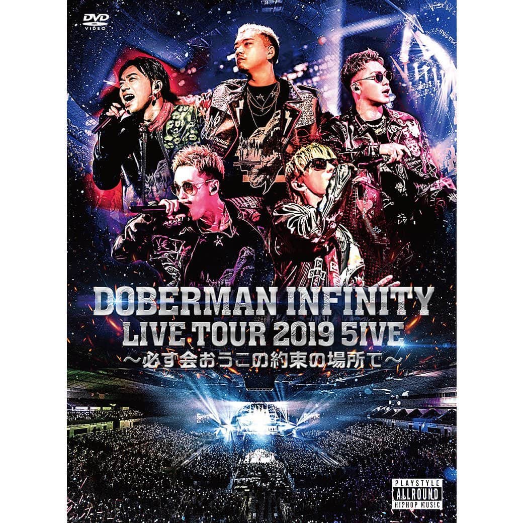 DOBERMAN INFINITYのインスタグラム：「DOBERMAN INFINITY LIVE TOUR 2019 「5IVE 〜必ず会おうこの約束の場所で〜」 Blu-ray&DVD 📣 2020年4月1日発売🔥 詳細はオフィシャルHPをご確認ください✨  https://m.ldh-m.jp/news/detail?news_id=28810  #DOBERMANINFINITY #5IVE」