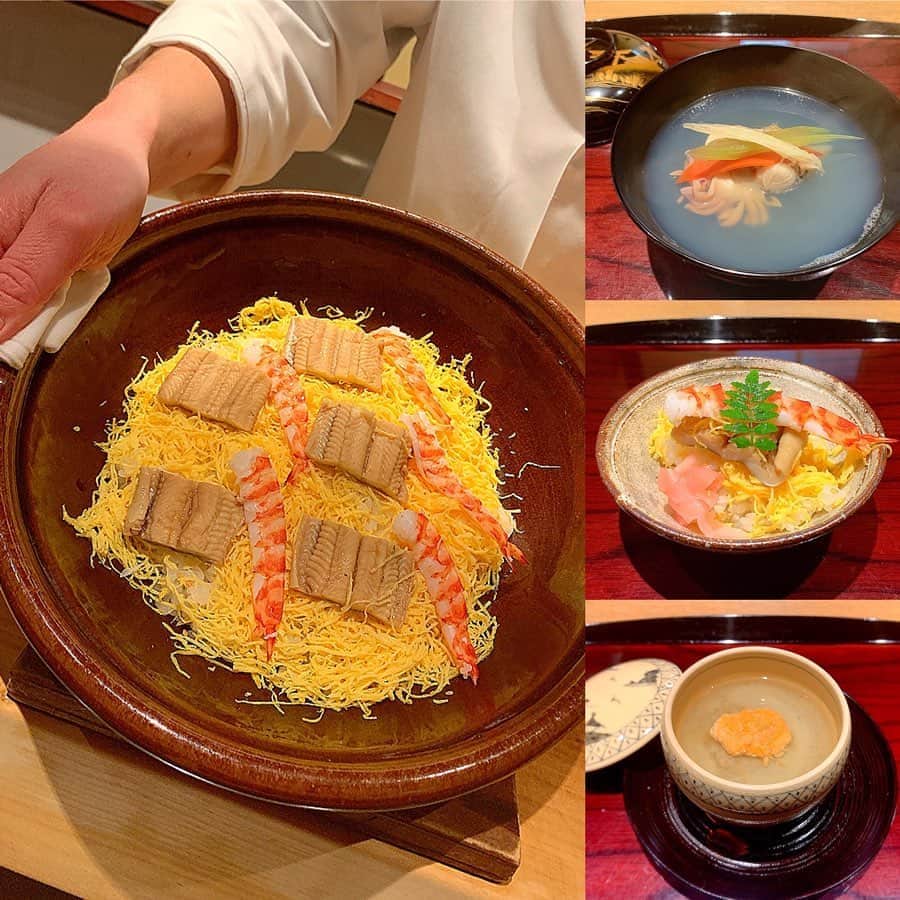 百合華さんのインスタグラム写真 - (百合華Instagram)「京都の御幸町夷川に佇むミシュラン一つ星の和食割烹『御幸町 田がわ』にて雛祭りディナータイム🎎💕 ﻿ ﻿ 蒸し寿司や蛤のお吸い物がまさに風物詩感🎶﻿ ﻿ 大将は三重県御出身との事でこの上ない郷土愛に包まれた春のコース料理となっておりました🥰﻿ ﻿ 厳選食材達と真っ直ぐに向き合う真剣な眼差しからは想像できないユーモアあふれるプレゼンテーション✨﻿ ﻿ お客様の笑顔を大切に想ってくださる大将の温かい御人柄も感じられ、食を通して雛祭りを愉しみながらの素敵なひとときで御座いました❤️﻿ ﻿ #japan﻿ #日本﻿ #kyoto﻿ #京都﻿ #御幸町﻿ #ミシュラン一つ星﻿ #michelinstar ﻿ #michelin1star ﻿ #和食割烹﻿ #ディナータイム﻿ #コース料理﻿ #雛祭り﻿ #ひなまつり﻿ #蒸し寿司﻿ #蛤﻿ #お吸い物 ﻿ #郷土愛﻿ #プレゼンテーション﻿ #美食﻿ #美食家﻿ #aumoグルメ」3月7日 13時21分 - yurika.lovelily