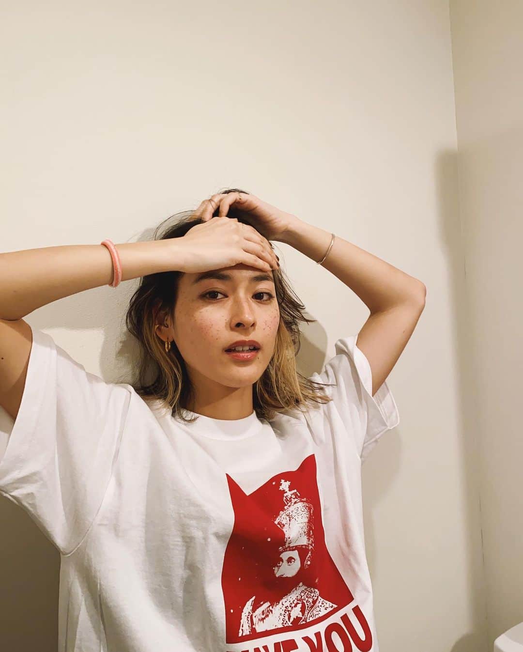 松本瞳のインスタグラム：「. Tシャツ スナップ🥊」