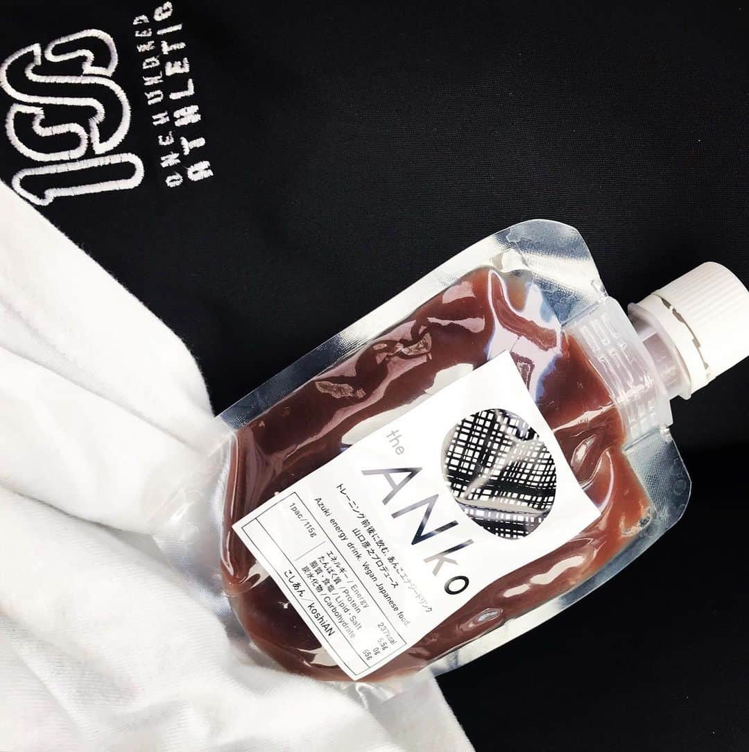宇野薫のインスタグラム：「練習の移動中に飲むあんこでエナジーチャージ  #theanko #あんこ #飲むあんこ  #onehundredathletic #100A #100athletic #宇野薫」