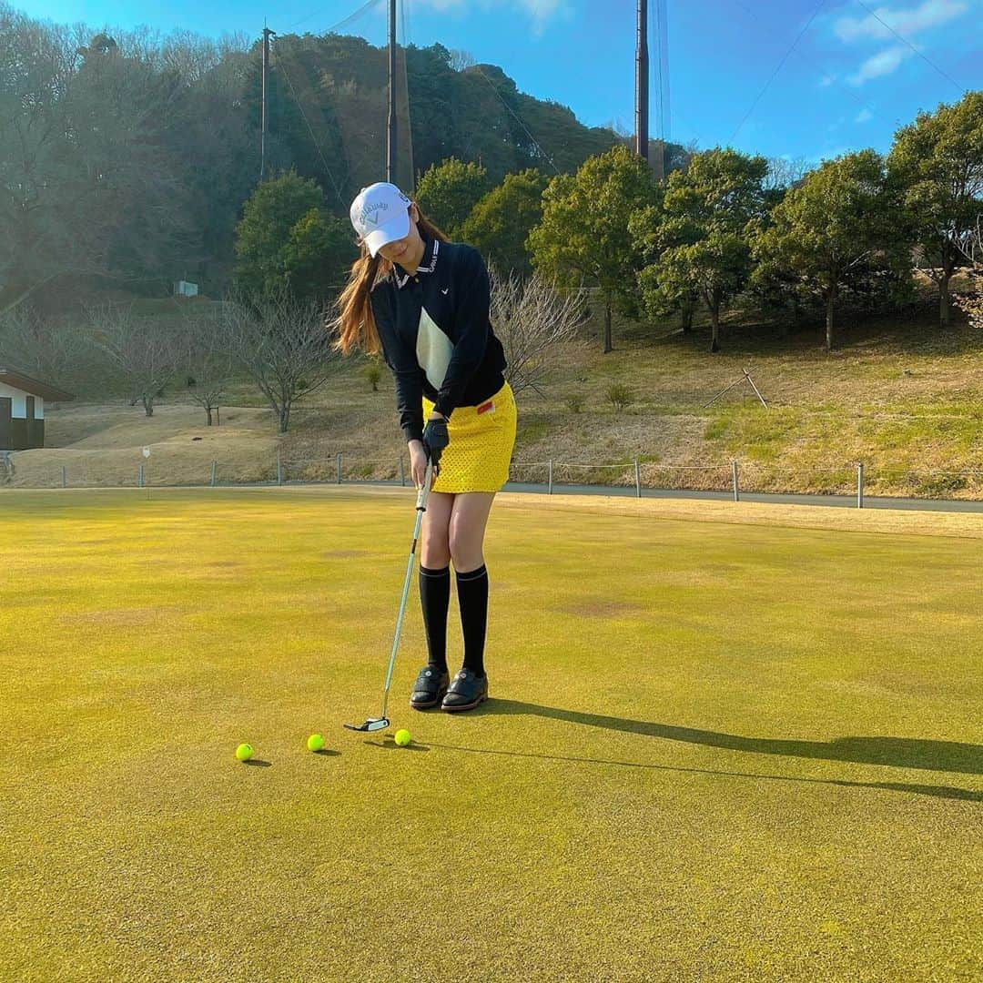 金山睦さんのインスタグラム写真 - (金山睦Instagram)「ゴルフの練習してきました⛳️☺️✨ #golf」3月7日 17時34分 - kanayama_chika