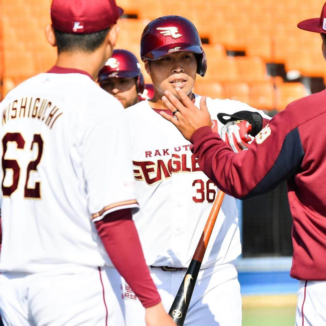 東北楽天ゴールデンイーグルスさんのインスタグラム写真 - (東北楽天ゴールデンイーグルスInstagram)「⚾️ ⚾️E 7-1 D⚾️ 投打が噛み合ってオープン戦5連勝👏🏼 初回に浅村選手の同点タイムリーに続いて 鈴木大地選手が2ランを放って勝ち越し‼️ さらに3回には内田選手が3ラン💪🏼💪🏼💪🏼 投げては緊急登板の西口選手が3回1/3を無失点🙆🏻‍♂️ そして中継ぎ陣はここ5試合パーフェクト💯 #rakuteneagles #NOWorNEVERいまこそ #日本一の東北へ  #内田靖人 #西口直人  #鈴木大地 #写真もイープレで」3月7日 17時48分 - rakuten_eagles