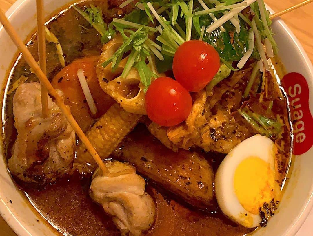 大槻ひびきさんのインスタグラム写真 - (大槻ひびきInstagram)「スープカレー食べに行ってきたよ🥰 私は野菜のスープカレーに 鶏肉トッピング⭐️ ぽちゃんはブロッコリー追加してた🥦 ブロッコリー好きみたい🥺💓 可愛い💕 #japan #スープカレー #渋谷 #soupcurry #yummy」3月7日 18時58分 - yanhibi0221