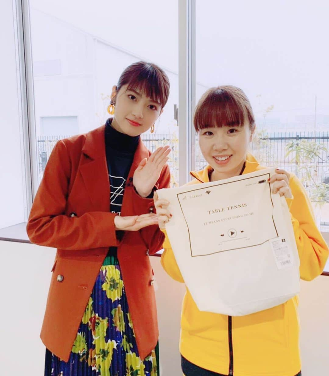 若月佑美さんのインスタグラム写真 - (若月佑美Instagram)「. dTVチャンネル 「ノジマTリーグ 2019-2020シーズン　振り返り特番」 . . Tリーグ初観戦&選手にインタビュー をさせて頂きました。 大変貴重な時間でした。 . . #tリーグ #2019 #2020 #長崎美柚　選手 #森薗美咲　選手」3月8日 0時31分 - yumi_wakatsuki_official