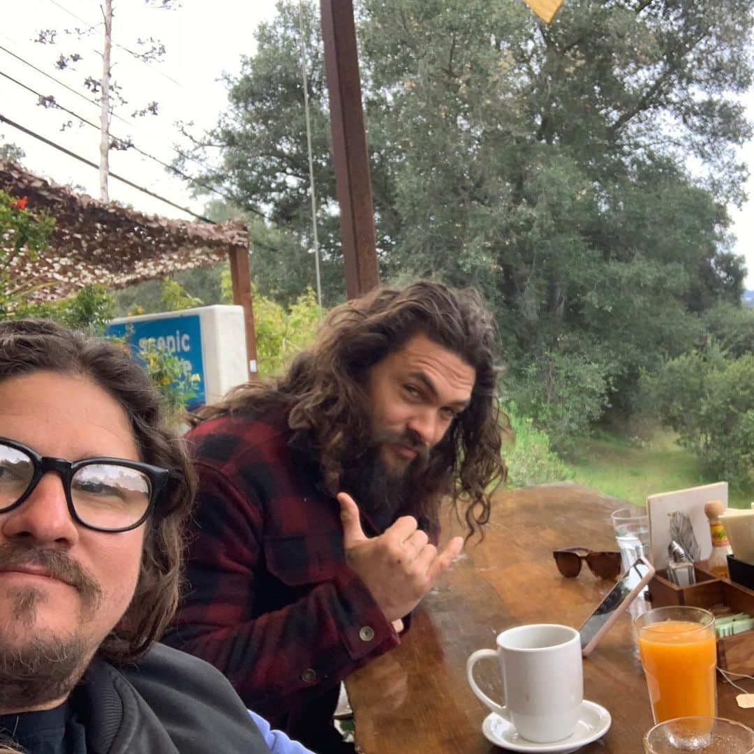 ジェイソン・モモアさんのインスタグラム写真 - (ジェイソン・モモアInstagram)「breakfast with my lil brother @love_cycles @harleydavidson @lordsofgastown @wescoboots @carhartt  happy saturday everyone aloha j」3月8日 2時05分 - prideofgypsies