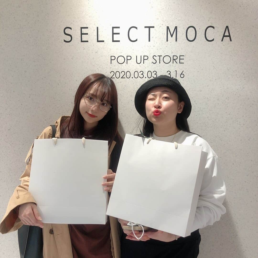 丸山礼さんのインスタグラム写真 - (丸山礼Instagram)「大好きなブランド♡ @selectmoca  手が届くおねだんと 欲しいわ〜と思ってたスタイルが揃ってるのと 色味が淡いのから黒まであるからすごい好みで いつもネットでごそっと買うの☺️ ゆるっとしてるのもあるから私サイズの人もおすすめだよ 新宿のLUMINE2でpopupやってたからしおぴと行ってきたよ❤️」3月8日 7時50分 - rei_maruyama