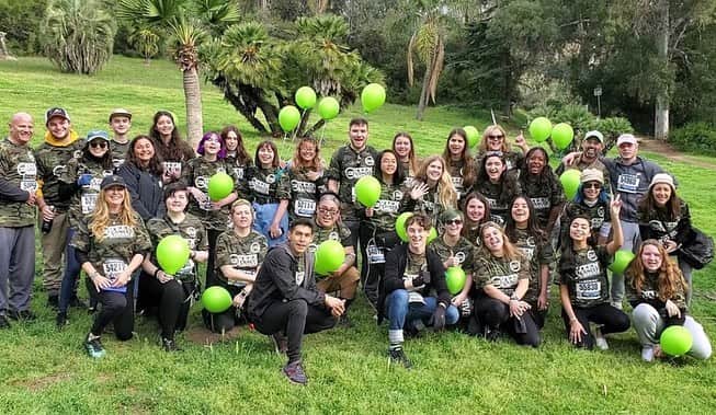ワイヤット・オレフのインスタグラム：「had an amazing time today at the LA Big 5k with everyone who came to help support @teencanceramerica ! Thanks to everyone who helped out」