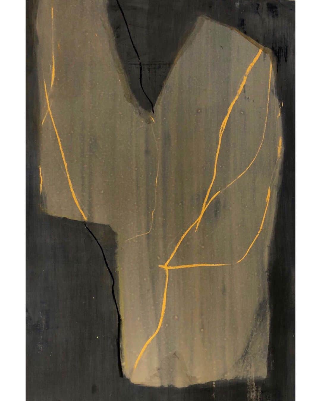 Uzo Hiramatsuさんのインスタグラム写真 - (Uzo HiramatsuInstagram)「work (part)  #wip  mixed media on board  #fukuoka#artwork#contemporaryart#abstractart#abstraction#painting#drawing#texture」3月8日 18時46分 - uzo_hiramatsu