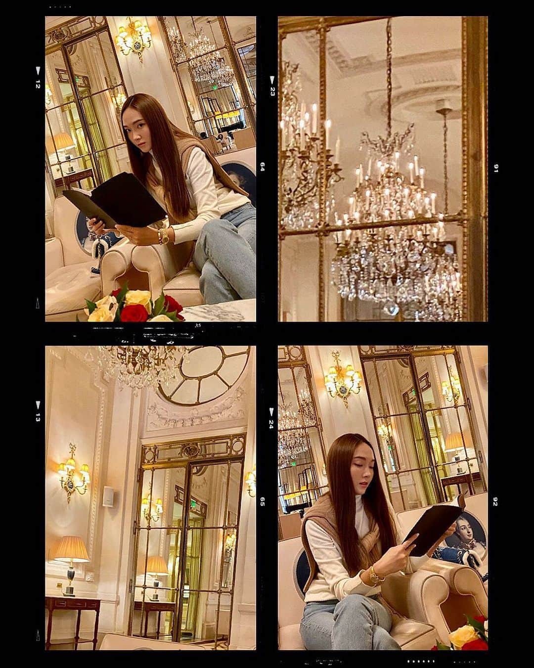 ジェシカ さんのインスタグラム写真 - (ジェシカ Instagram)「Un verre de vin rouge, s'il vous plaît🍷 #dcmoments @lemeuriceparis」3月8日 10時51分 - jessica.syj