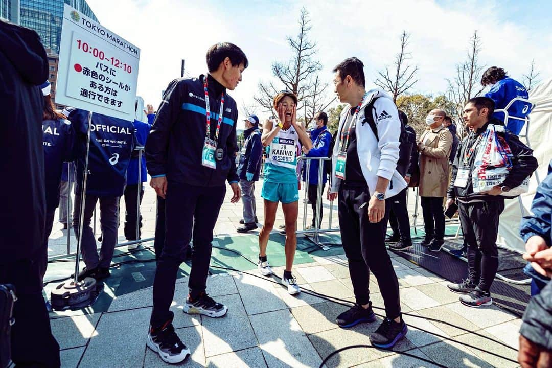 神野大地さんのインスタグラム写真 - (神野大地Instagram)「. 今日で東京五輪マラソンの代表選手が内定。 自分の結果は程遠いものだったけど、東京五輪の存在があったからこそ、苦しい練習も頑張れたし、努力できた。 僕は今の環境で走れることが幸せで楽しいです。 これからも挑戦と努力を続けて半歩ずつ目標をクリアーして日本代表や世界を目指していきたい。」3月8日 12時39分 - daichi_0913