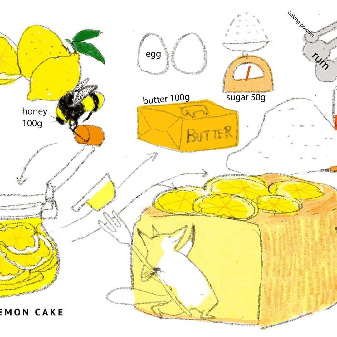 momoroさんのインスタグラム写真 - (momoroInstagram)「ハチミツの日 #honey #illustration #momoro#ももろ#ハチミツ」3月8日 13時37分 - momoro6666