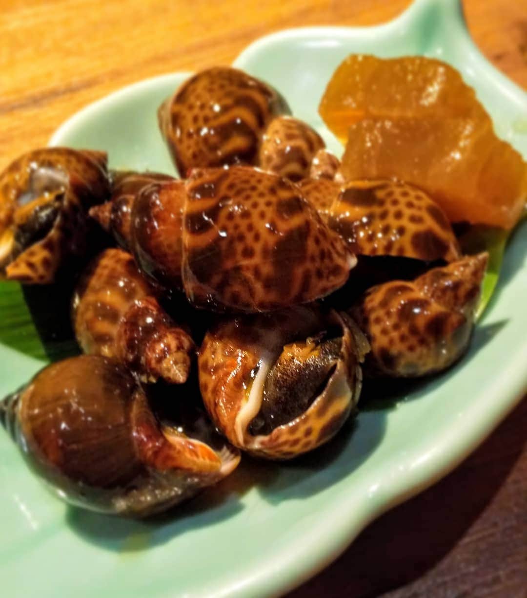 九州うまか 北浜店のインスタグラム：「ツブ貝のうま煮ですよ。  #九州うまか#九州うまか北浜店#北浜#淀屋橋#天満橋#京橋#肥後橋#堺筋本町#大阪#大阪グルメ#居酒屋#日本酒#焼酎#純米#泳ぎイカ#もつ鍋#九州料理#九州#博多#福岡#鹿児島#宮崎#佐賀#長崎#大分#熊本#肉#鯖#ツブ貝」