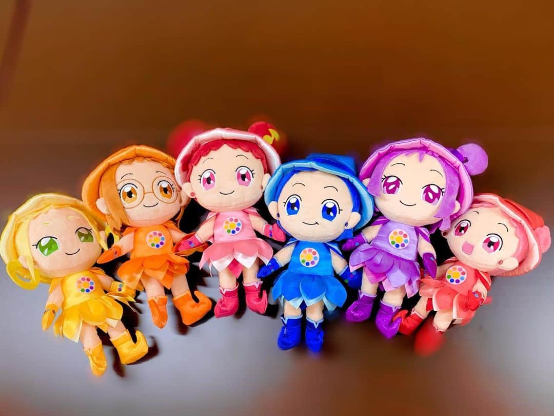 宍戸留美のインスタグラム：「#魔女見習いをさがして #maho堂 #おジャ魔女どれみ #ぬいぐるみ #勢ぞろい #可愛い #欲しい」