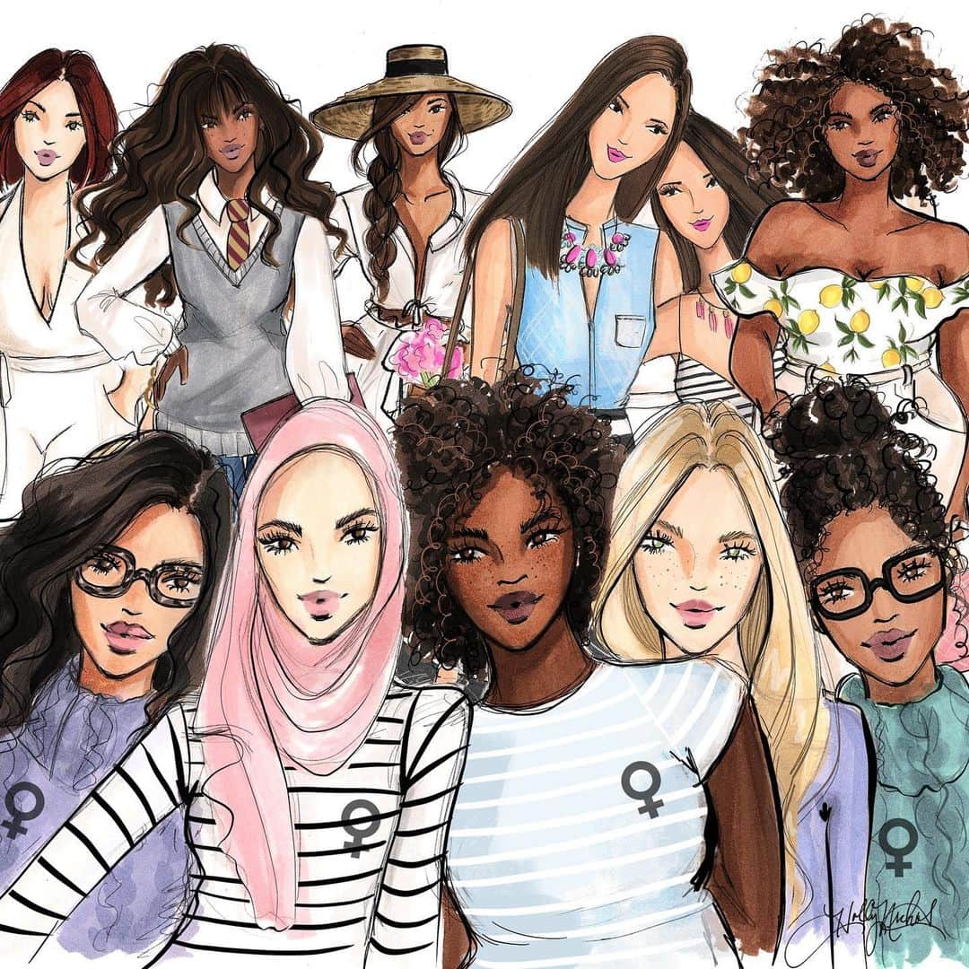 Holly Nicholsさんのインスタグラム写真 - (Holly NicholsInstagram)「#InternationalWomensDay, 2020 ❤️ ♀️#fashionillustration #fashionsketch #drawing #womensday #copicart #copicmarkers #illustration #feminism #girlpower #drAw」3月8日 23時04分 - hnicholsillustration
