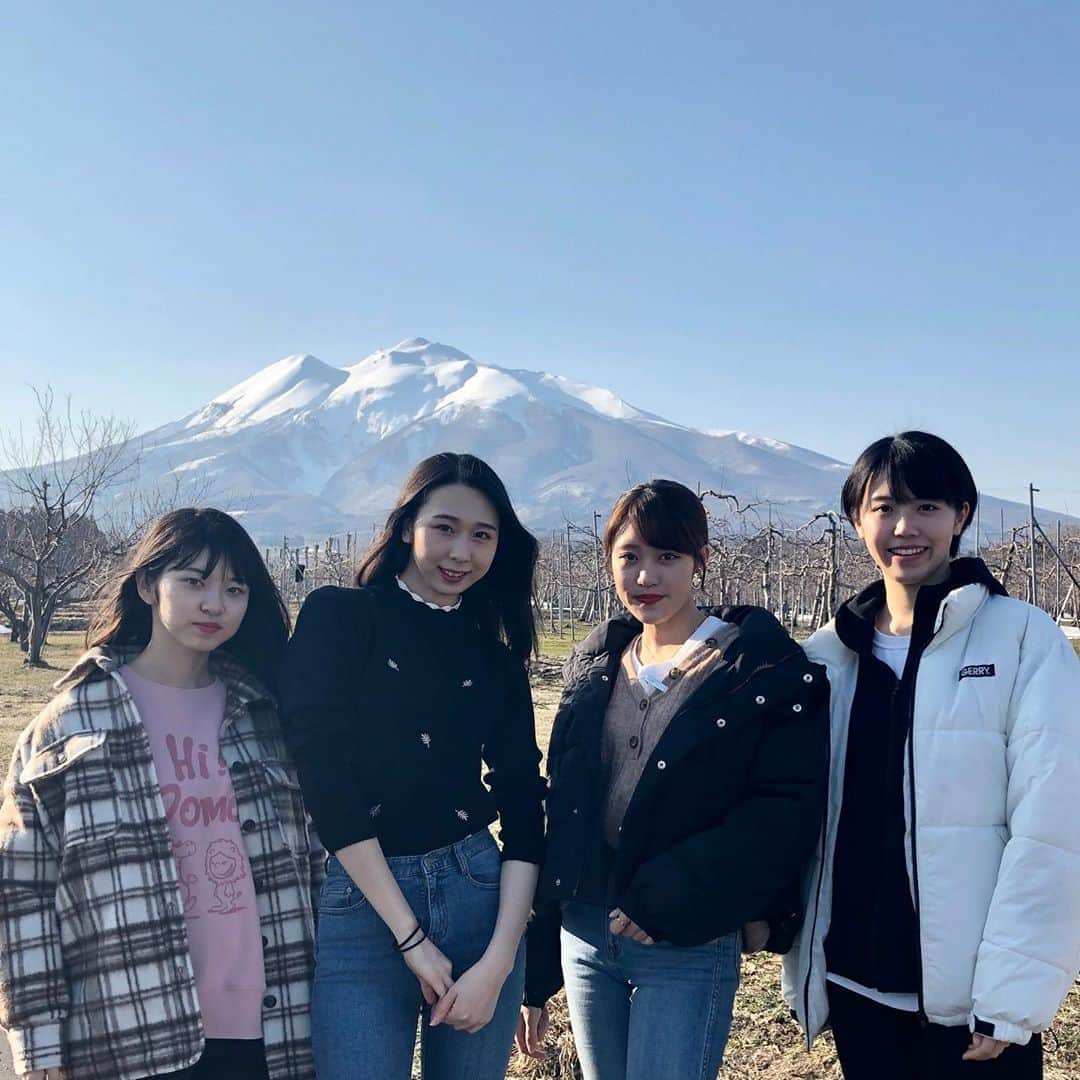 りんご娘さんのインスタグラム写真 - (りんご娘Instagram)「岩木山🏔 すっごい綺麗でした😌  #岩木山 #山 #mountain #mtiwaki #1625 #りんご娘 #ringomusume」3月9日 0時42分 - _ringo.musume.com_