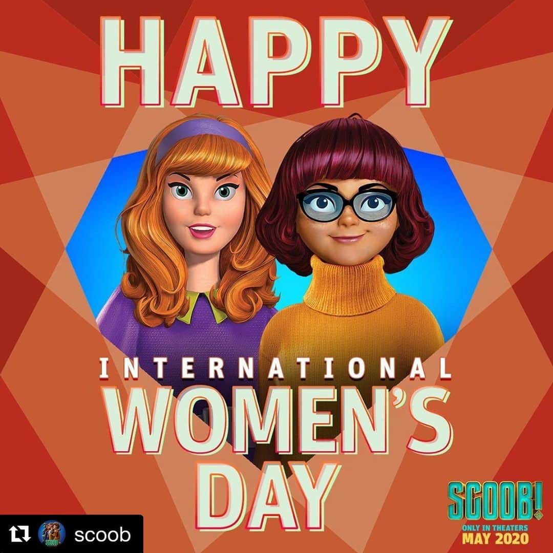 アマンダ・サイフリッドさんのインスタグラム写真 - (アマンダ・サイフリッドInstagram)「#Repost @scoob ! ・・・ Happy International Women’s Day! #InternationalWomensDay #SCOOB」3月9日 4時50分 - mingey