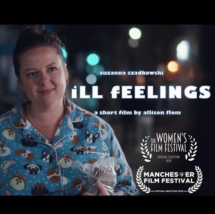ズザンナ・シャコフスキーのインスタグラム：「Making a #shortfilm with @allisonflom is a beautiful experience. #maniff2020 @felishesepuede @conboncashmoney」