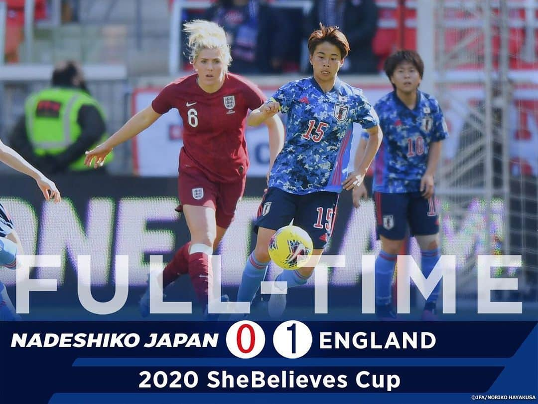 日本サッカー協会さんのインスタグラム写真 - (日本サッカー協会Instagram)「【FULL-TIME】 2020 #SheBelievesCup 🇯🇵#なでしこジャパン 0-1 イングランド🏴󠁧󠁢󠁥󠁮󠁧󠁿 📅日本時間3/9(月)3:23KO 📍Red Bull Arena 📺NHK BS1で9時～放送 ・ >>NEXT MATCH 📅3/12（木） 9:08KO vsアメリカ 📍Toyota Stadium/USA ・ #nadeshiko #daihyo #jfa」3月9日 8時05分 - japanfootballassociation