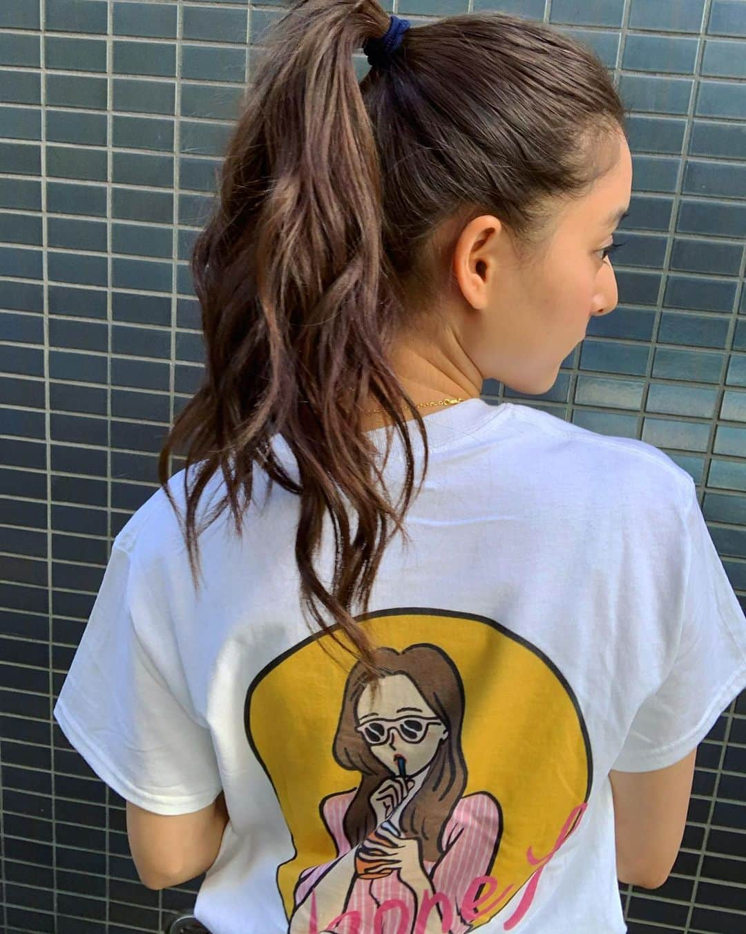 新木優子さんのインスタグラム写真 - (新木優子Instagram)「Tシャツ前も後ろも可愛いんです☺️」3月9日 22時55分 - yuuuuukko_