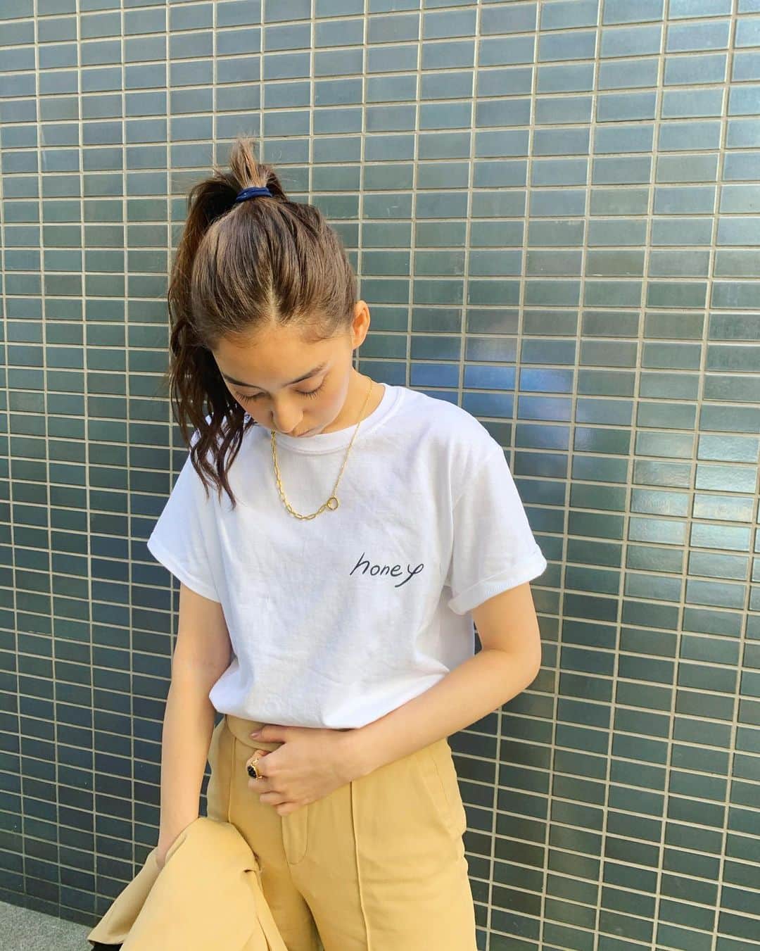 新木優子さんのインスタグラム写真 - (新木優子Instagram)「Tシャツ前も後ろも可愛いんです☺️」3月9日 22時55分 - yuuuuukko_