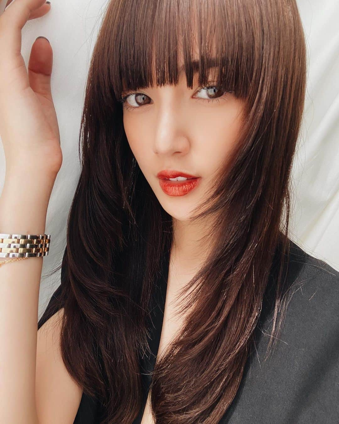 藤井夏恋さんのインスタグラム写真 - (藤井夏恋Instagram)「ヘアカットで遊んでみた。💇‍♀️ どうかな？」3月9日 14時21分 - fujiikaren_official