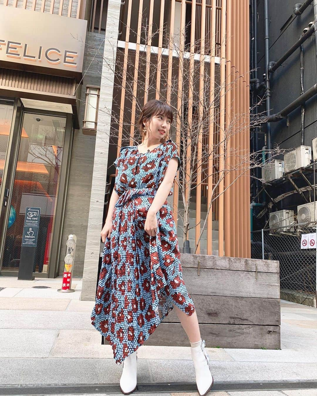 増田有華さんのインスタグラム写真 - (増田有華Instagram)「＊ 本日収録でした。 詳細はまたお知らせさせてください。 衣装も春色！髪型もラフにアップスタイル〜可愛かった〜☺️🌸 セットアップ @christianwijnants  ピアス @abiste_official  靴 @pinkoofficial ・ ・ ・ #ファッション #skirt #shoes #necklace #style #styling #fashion #fashionista #fashionblogger #smile #cute #beautifulpeople #beautiful #japan #japanesegirl #japanese」3月9日 16時46分 - masuyuka_official