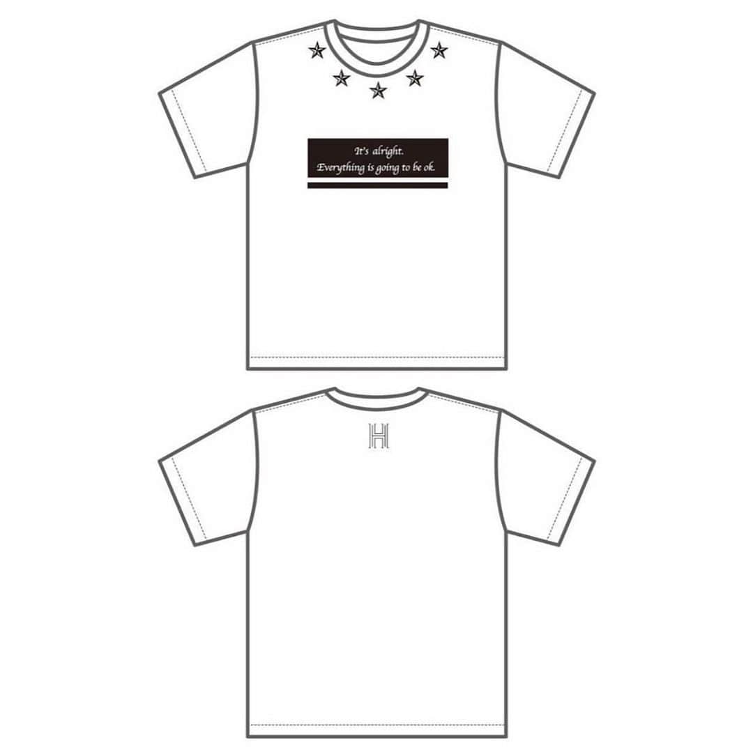 Miki Hirookaさんのインスタグラム写真 - (Miki HirookaInstagram)「なんと！！ HOSSYさんが、ついにオリジナルTシャツ作ったらしいです！！！！！ @hossy1215  これ着たらダンス上手くなるかも！！笑  皆さん是非チェックしてね☆ ↓↓ ↓↓ ↓↓ ↓↓ . ご報告❗️❗️❗️ . @tadashi1984 のDROP HYPE制作に続き、HOSSYオリジナルＴシャツとロンＴを限定販売させて頂く事になりましたー🎉🎉🎉 . . 色々な方からの要望と自分のオリジナルも欲しかった事もあり、作らせて頂いた次第です🙇‍♂️ . . Ｔシャツ・ロンＴともに自分の名前でもある星マーク⭐️を入れ、 何度も励まされとても大好きな言葉… 『It’s alright. Everything is going to be ok.』 (大丈夫きっと全てはうまくいく) の一文を入れ、裏面のネック部分には自分のイニシャル『H』を入れたデザインにしました✨ . . シンプルだけど、メッセージ性も込めたデザインにしたので、普段着でも寝巻きでも、そしてワークショップなどで着てもらえたら嬉しいです✌️ . . 今回はＴシャツは受注生産にはなりますが、ロンＴに関してはボディーの枚数に限りがある為、一定枚数の限定販売とさせて頂きます❗️ . . 以降再販の予定は今のところ…ございませんので早めのご予約お待ちしてます🙇‍♂️ ﻿. . . 📝お申し込みはInstagramのプロフィールURL、 👉drophype.thebase.in/👈 DROPHYPEのページよりご購入頂けます❗️❗️❗️❗️ . . ⚠️３月29日(日)締め切り☑️﻿ ※発送は４月20日(月)から順次開始させて頂きます。 . 【注意事項】 . ※ご予約は全てURLからのみで、DMからのお問い合わせには対応致しかねます。 . ※お振込み後のキャンセル・返品・返金は致しかねます。」3月9日 19時34分 - miki_hirooka