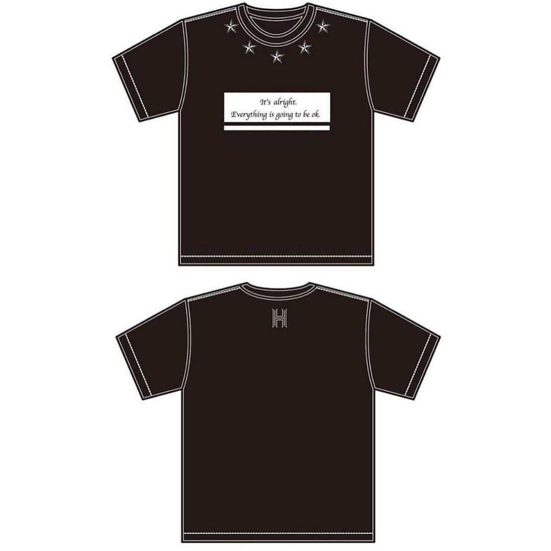 Miki Hirookaさんのインスタグラム写真 - (Miki HirookaInstagram)「なんと！！ HOSSYさんが、ついにオリジナルTシャツ作ったらしいです！！！！！ @hossy1215  これ着たらダンス上手くなるかも！！笑  皆さん是非チェックしてね☆ ↓↓ ↓↓ ↓↓ ↓↓ . ご報告❗️❗️❗️ . @tadashi1984 のDROP HYPE制作に続き、HOSSYオリジナルＴシャツとロンＴを限定販売させて頂く事になりましたー🎉🎉🎉 . . 色々な方からの要望と自分のオリジナルも欲しかった事もあり、作らせて頂いた次第です🙇‍♂️ . . Ｔシャツ・ロンＴともに自分の名前でもある星マーク⭐️を入れ、 何度も励まされとても大好きな言葉… 『It’s alright. Everything is going to be ok.』 (大丈夫きっと全てはうまくいく) の一文を入れ、裏面のネック部分には自分のイニシャル『H』を入れたデザインにしました✨ . . シンプルだけど、メッセージ性も込めたデザインにしたので、普段着でも寝巻きでも、そしてワークショップなどで着てもらえたら嬉しいです✌️ . . 今回はＴシャツは受注生産にはなりますが、ロンＴに関してはボディーの枚数に限りがある為、一定枚数の限定販売とさせて頂きます❗️ . . 以降再販の予定は今のところ…ございませんので早めのご予約お待ちしてます🙇‍♂️ ﻿. . . 📝お申し込みはInstagramのプロフィールURL、 👉drophype.thebase.in/👈 DROPHYPEのページよりご購入頂けます❗️❗️❗️❗️ . . ⚠️３月29日(日)締め切り☑️﻿ ※発送は４月20日(月)から順次開始させて頂きます。 . 【注意事項】 . ※ご予約は全てURLからのみで、DMからのお問い合わせには対応致しかねます。 . ※お振込み後のキャンセル・返品・返金は致しかねます。」3月9日 19時34分 - miki_hirooka