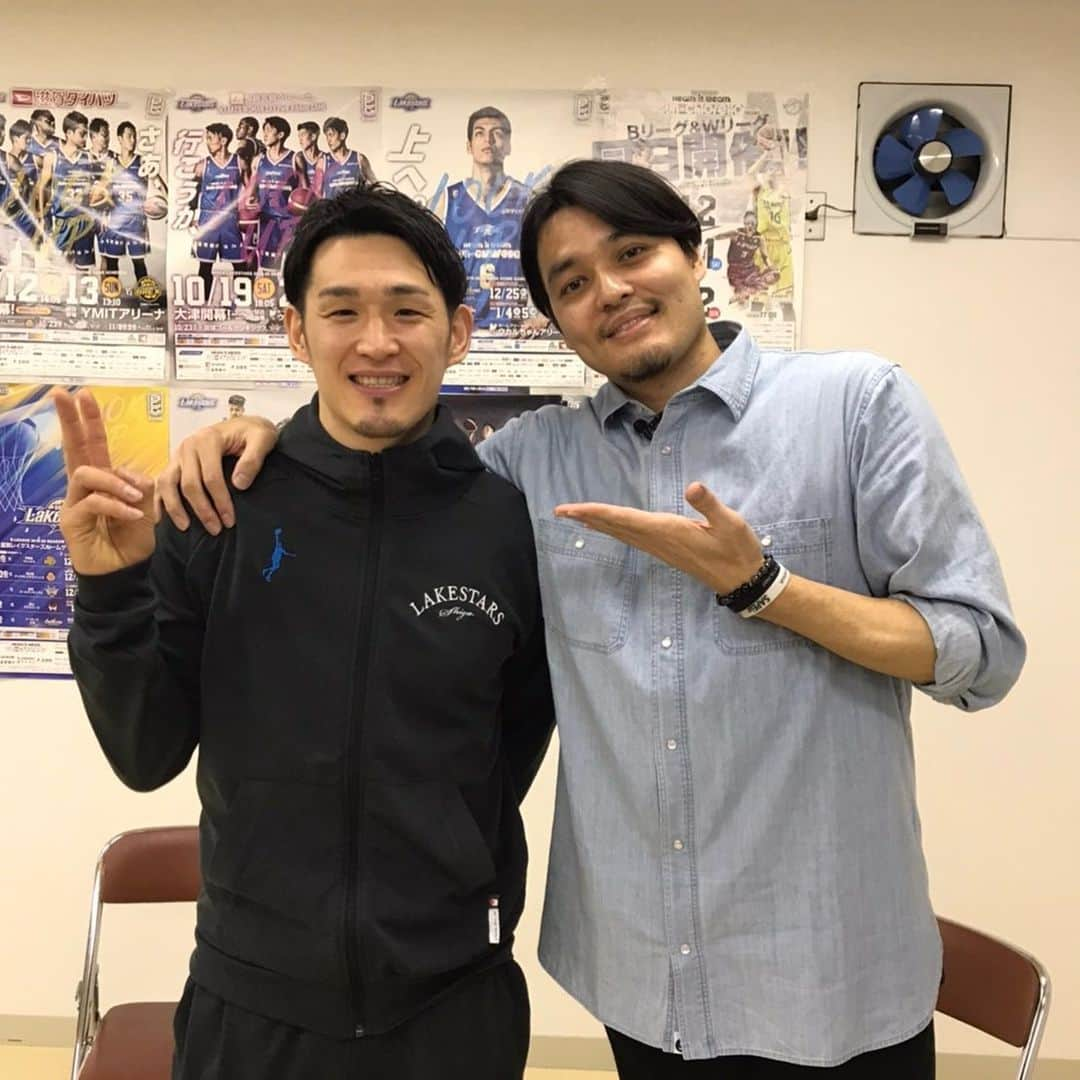 伊藤大司さんのインスタグラム写真 - (伊藤大司Instagram)「再会  @watanabe12takuma  #渡邉拓馬 #水曜バッシュ」3月9日 20時39分 - taishito