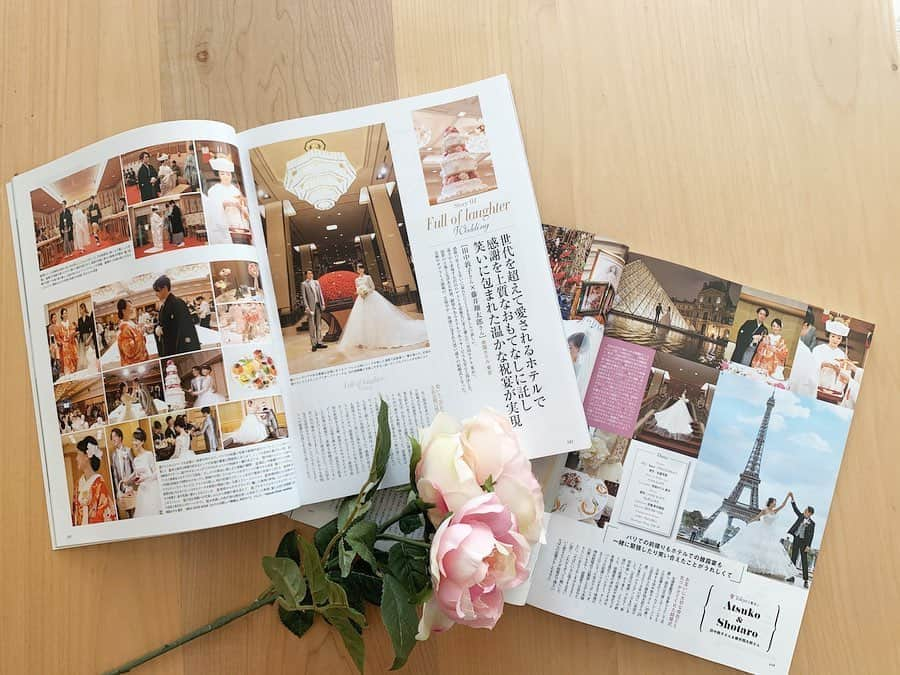 芽華ららさんのインスタグラム写真 - (芽華ららInstagram)「💓👰🤵💓﻿ ﻿ 今月発売の25an weddingとhotel weddingに載せていただきました🥰﻿ もう既に懐かしい🥺💕💕﻿ 私も見てた雑誌なのでとても嬉しいです❣️﻿ これも良い記念日になりました😉✨✨﻿ ﻿ Our wedding’s article appeared in magazines!!﻿ I am grateful that you have given me this kind of opportunity:)﻿ Be sure to take a look<3﻿ ﻿ ﻿ #25anwedding#hotelwedding#imperialwedding#ourarticles#checkitiut #ヴァンサンカンウェディング#ホテルウェディング#帝国ホテルウェディング#帝国花嫁#ウェディング記事#rarastagram #❤️」3月9日 20時41分 - rara.world