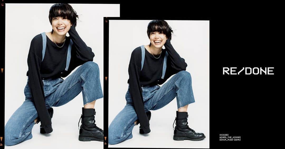 森星さんのインスタグラム写真 - (森星Instagram)「RE/DONE ✖︎ Hikari Mori  I designed my perfect jean with RE/DONE👖 @shopredone」3月10日 7時40分 - hikari