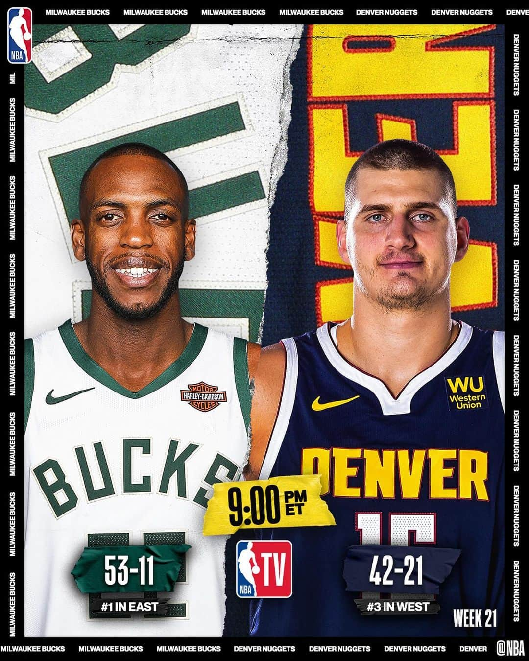 NBAさんのインスタグラム写真 - (NBAInstagram)「Ahead of tonight’s @nbatv action, we showcase the @nuggets clutch plays this season! . . . 🏀: BUCKS x NUGGETS ⏰: 9:00pm/et 📺: @nbatv」3月10日 8時04分 - nba