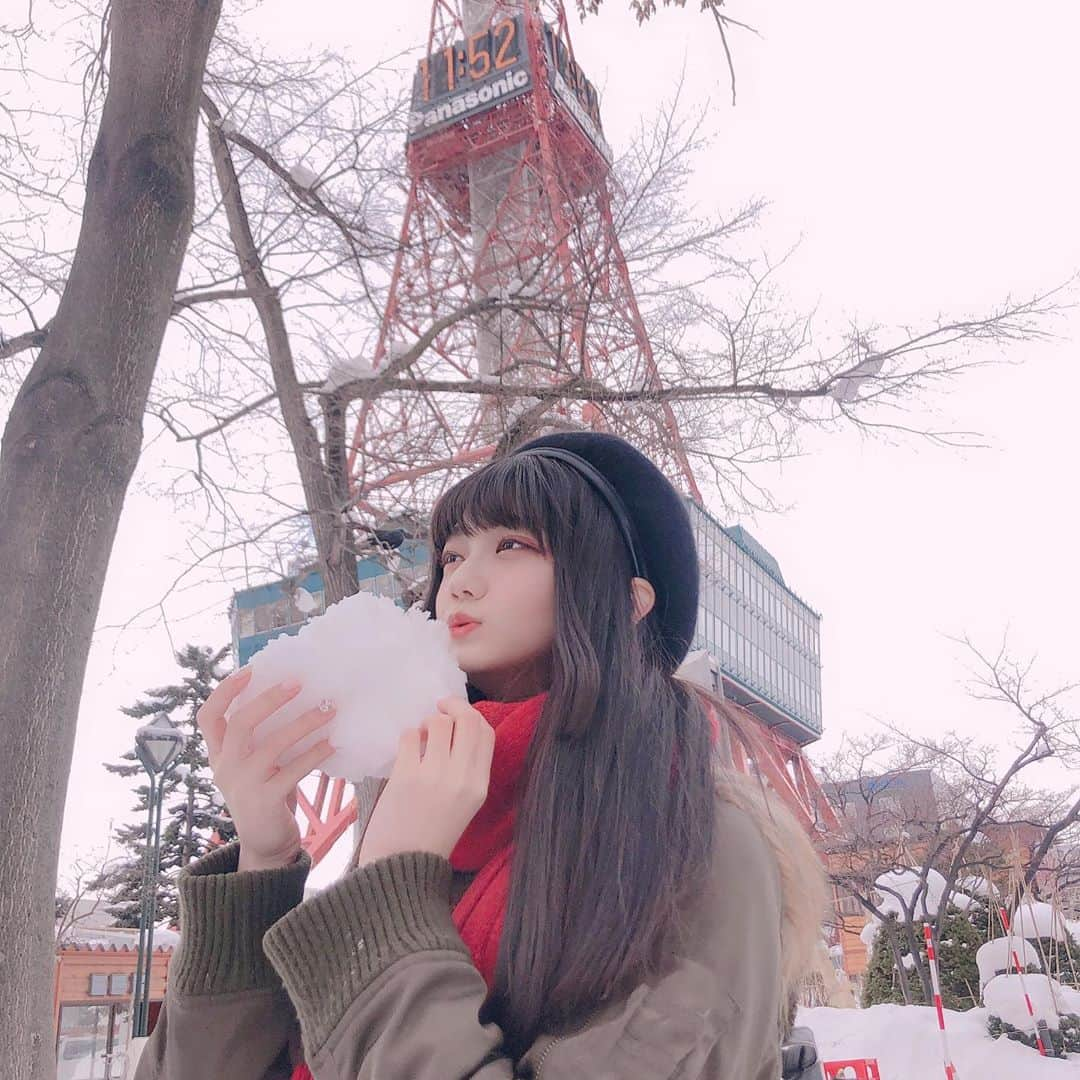 音羽かのん（阿部かれん）さんのインスタグラム写真 - (音羽かのん（阿部かれん）Instagram)「北海道楽しかったな～#北海道 #雪まつり #雪まつり2020  #雪」3月9日 23時24分 - karen__abe0202