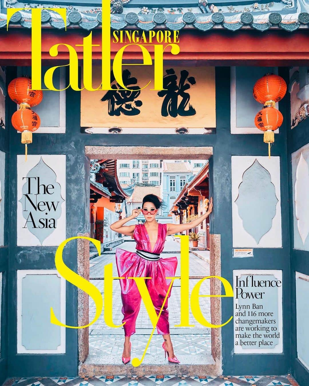 Lynn Banのインスタグラム：「🎀 I am so honored to cover @tatlersingapore ‘s March issue featuring 116 changemakers that represent the new power, influence and style of The New Asia! LINK IN BIO #THENEWASIA #TATLERSINGAPORE #LYNNBAN」