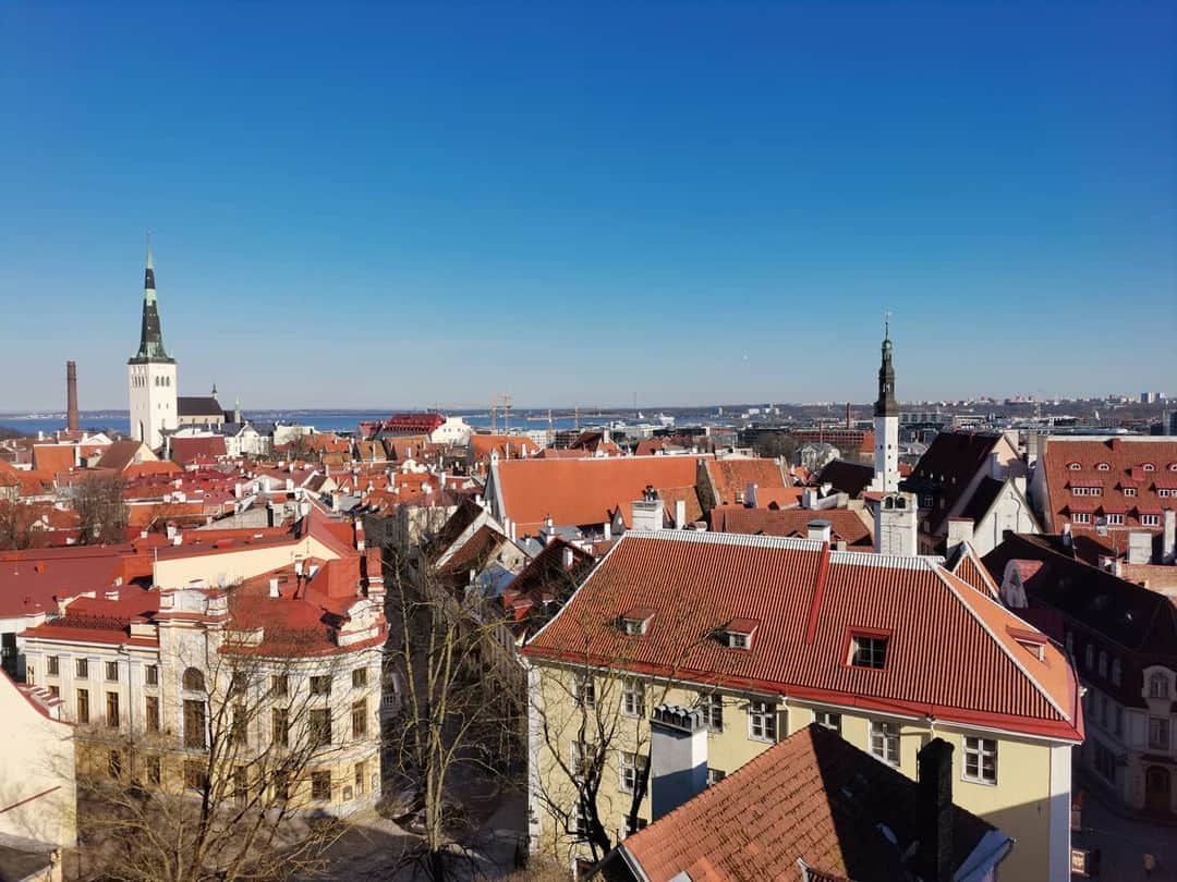 ピーター・グメニクのインスタグラム：「Another beautiful view on Tallinn」