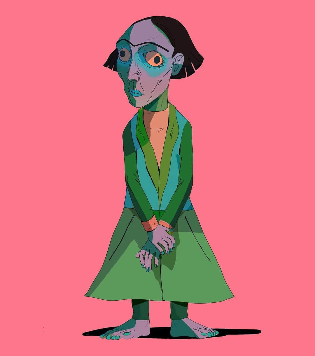 Sarahのインスタグラム：「New animation with @ramandjafari & @floontz  color outtakes」